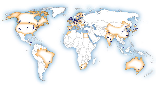 The Map of Global Amazon Fulfillment Warehouses. Shipping to Amazon FBA