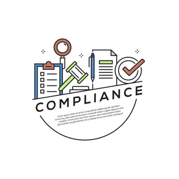Illustration showing compliance documentation necessary for COC shipping requirements.