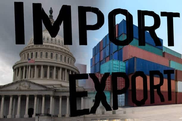 Import and export policies between the US and China impacting international shipping costs.
