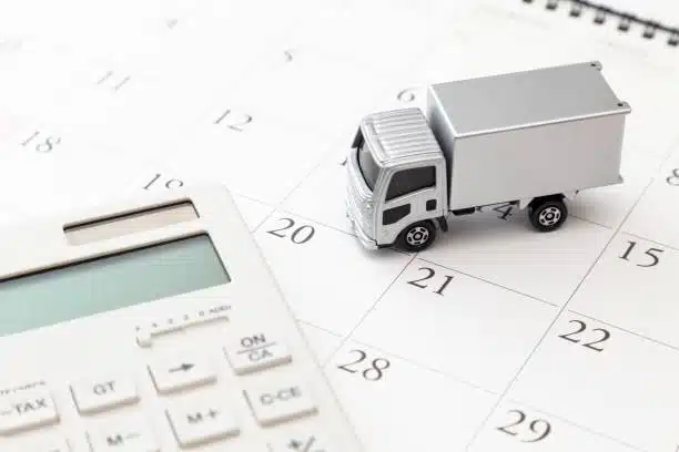 Planning import schedules and calculating costs for goods from Japan.